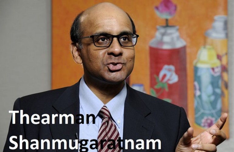 Deputy Prime Minister and Finance Minister Thearman Shanmugaratnam